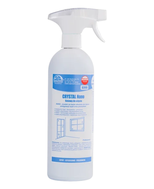 DPH-CRYSTAL-NANO-075 DOLPHIN Crystal Nano langų ir stiklų valiklis, 750 ml