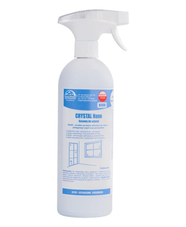 DPH-CRYSTAL-NANO-075 DOLPHIN Crystal Nano langų ir stiklų valiklis, 750 ml