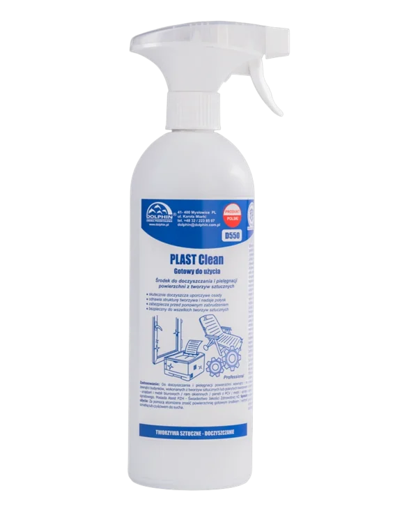 DPH-PLAST-CLEAN-075 DOLPHIN Plast Clean plastiko paviršių valiklis, 750 ml