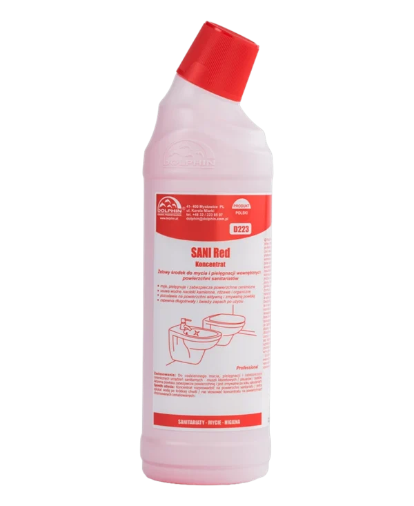 DPH-SANI-RED-1L DOLPHIN Sani Red gelinis WC valiklis, 1 l